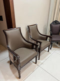 The Karan Aujla Signature Dual-Upholstery Lounge Chair